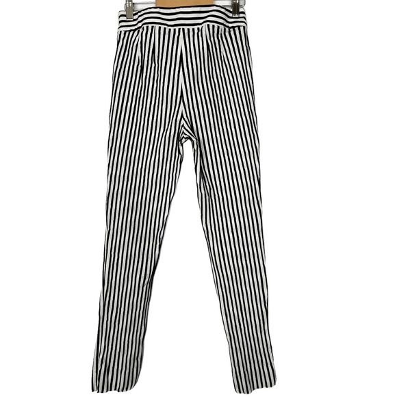 St. John Emma Striped Straight Leg Pants - Picture 7 of 12